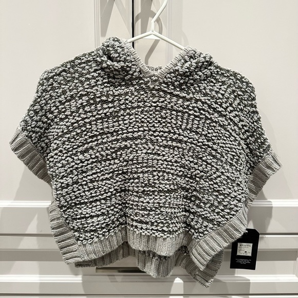 Toddler Ripzone Poncho, 2T in Light/Charcoal Grey - Picture 1 of 11